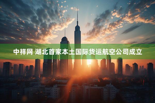 中祥网 湖北首家本土国际货运航空公司成立