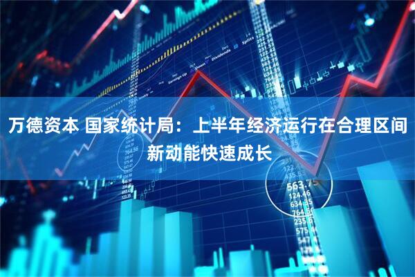 万德资本 国家统计局：上半年经济运行在合理区间 新动能快速成长